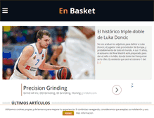Tablet Screenshot of enbasket.com